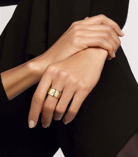 chanel ring gold coco crush